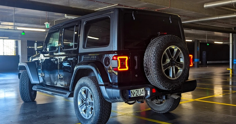 Jeep Wrangler cena 142000 przebieg: 107000, rok produkcji 2018 z Olsztyn małe 56